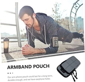 Resim Gadpiparty Koşu Telefon Kol Çantası Antrenman Spor Kol Bandı Kılıfı Nefes Alabilir Kılıf Telefon Kılıfı Açık Hava Aktiviteleri İçin 