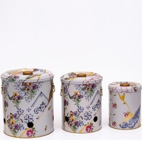 Resim Evle Erb29u5 Patates Soğan Sarımsak Saklama Kabı 3 Lü Set, Kint Sugi 