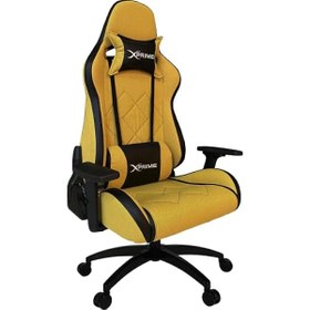 Resim XPrime Titan Kumaş Oyuncu Koltuğu Sarı 