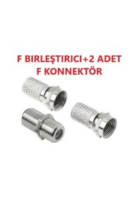 Resim F Ara Konnektör Kablo Ekleme Aparatı.+2 Adet F Kon 
