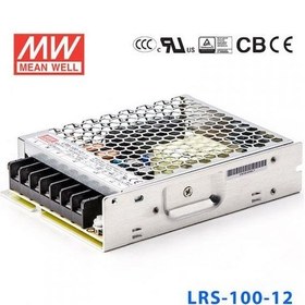 Resim Meanwell Lrs-100-12 100W 8,5 Amper Led Trafo Adaptör Güç Kaynağı 