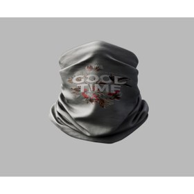 Resim Buffalo Yazı Tasarımlı Motorcu Buff Maske Outdoor Boyunluk Unisex Bandana 