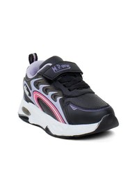 Resim M.p 242-3357pt Patik Kız Çocuk Sports Casual Ayakkabı Siyah - Mor Mor - Siyah 
