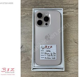 Resim Apple iPhone 16 Pro İkinci El TR | 1 TB | Çöl Titanyum 