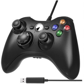 Resim Xbox 360 Pc Kablolu Kol Gamepad Controller Oyun Kolu 