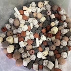 Resim 500g/100g Her Şey Dahil Akvaryum Filtre Seti | Seramik Halka + Aktif Karbon + Bio Toplar | Saklama Çantası Dahil | Balık Tankları/Akvaryumlar İçin Uygun 
