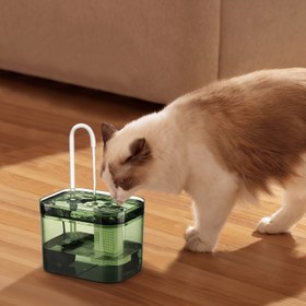 Resim 1.5L Otomatik Kedi Su Çeşmesi - Döngüsel Filtre Sistemi ile, Kediler İçin İdeal 