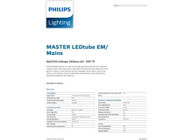 Resim Philips Master 22W 840 T8 220-240V 50-100V LED Tube 1500 mm 2000 Lümen 5 Adet 