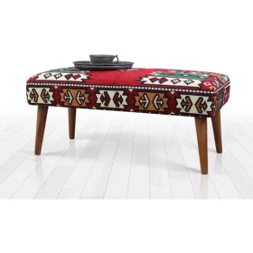Resim Lorence Home Vezir Kilim Bench Puf Hitit 