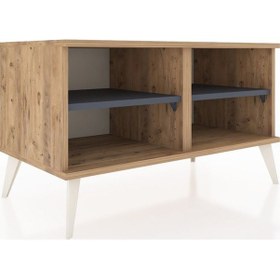 Resim Hyperion Şifonyer 2 Raflı 88x44x48 Çam-çam/antrasit Çam/antrasit 