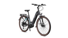 Resim Loop Commuter 28 Elektrikli Şehir Bisikleti 9v Hd 17.5 Mat Siyah-füme-turkuaz Mat Siyah - Turkuaz 
