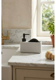 Resim Rory Sünger Hazneli Sıvı Sabunluk - 450 Ml Beyaz 