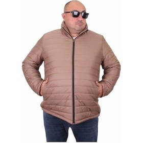 Resim Starbattal Büyük Beden Jessica Su Itici Mont 22820 Vizon - 3Xl Vizon 