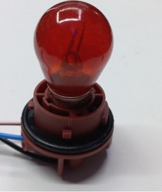 Resim Kırmızı Çift Duy 1016 Ampul Ve Duy Takım Fiyatıdır 