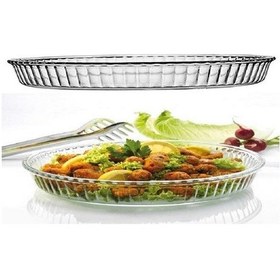 Resim Paşabahçe 59044 Borcam Yuvarlak Tepsi 26 CM 1720 CC 