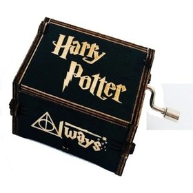 Resim Harry Potter Ahşap Çevirmeli Müzik Kutusu 