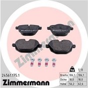 Resim ARKA FREN BALATASI ZIMMERMANN BMW 5/İ8/X3/X4/Z4 F10-G30-F25-G01-F26-E89 