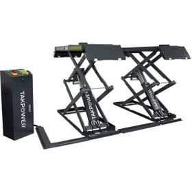 Resim TAKPOWER 3.5 Ton Makaslı Hidrolik Araç Kaldırma Lifti 2 Metre 