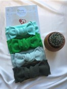 Resim Baby Tweety 4'lü Kombin El Yapımı Kız Bebek Bandana 