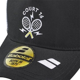 Resim Babolat Curve Trucker Cap Jr C16 Unisex Çocuk Gri Şapka 