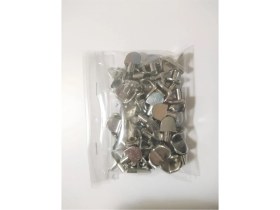 Resim Metal Raf Pimi-25 Adet Raf Pimleri Ekru 