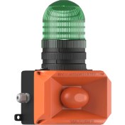 Resim Mesan Xenon Çakar 43 Ses Siren Ms 201 Yeşil 12-24VDC 