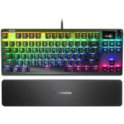 Resim STEELSERİES APEX 7 TKL BROWN SWİTCH RGB İNGİLİZCE KABLOLU MEKANİK GAMİNG KLAVYE 