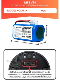 Resim Ilıfe V7s Uyumlu Batarya Yüksek Kapasite 2800mah Pil 