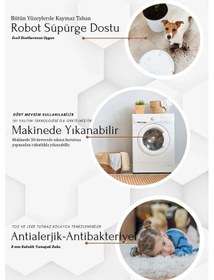 Resim Multi Kaymaz Taban Tasarım Banyo Paspas Mn-169 çok renkli 