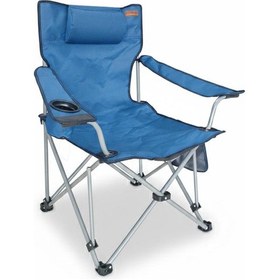 Resim Madfox Chillseat Yastıklı Katlanabilir Kamp Sandalyesi Blue 