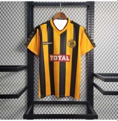Resim Snapbuy Kaizer Chiefs 1998/99 Retro Forma - Nefes Alabilir Çabuk Kuruyan Erkek & Kadın Üstbej Bej 