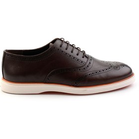 Resim Bambi Kahve Leather Erkek Oxford Ayakkabı E01054182741 