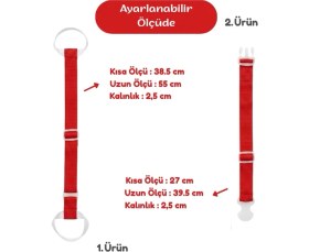 Resim Temel Valiz Üstü Çanta Sabitleme Kemeri ve Çanta Asma Askısı Seti Kırmızı Renk 