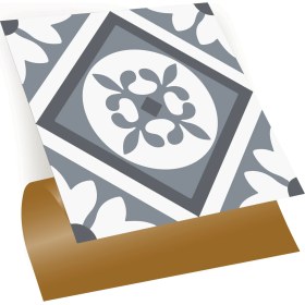 Resim Tink Kendinden Yapışkanlı Geometrik 02 Desenli Pvc Karo 30X30 cm (56 Adet) 5m2 