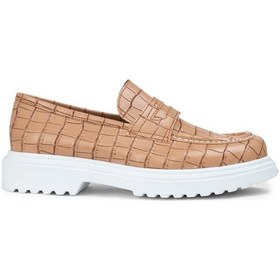 Resim Deery Pudra Rengi Kadın Loafer Ayakkabı - 01903zpdrp01 Pudra 