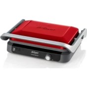 Resim Arzum AR2027 Tostçu Delux 1800 W Çift Taraflı Granit Efektli Yanmaz Yapışmaz Plakalı Kırmızı Izgara ve Tost Makinesi 