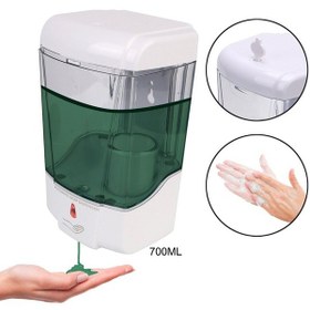 Resim Otomatik Ir Sensörü Sabunluk Mutfak Banyo İçin 700 Ml Duvara Monte Temassız Losyon Pompası Temassız Sıvı 