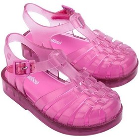 Resim Mini Melissa Bebek Possession Transparan Pembe Sandalet-14578 