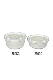 Resim Home 720 Adet 250cc Kapaklı Beyaz Köpük Kase 