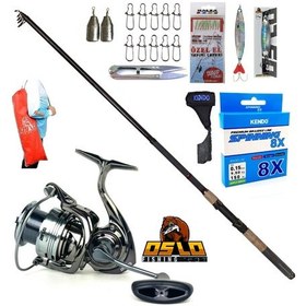 Resim Next 4000 270cm 10-40gr Remixon Sapphire Tele Spin Olta Takımı Seti 