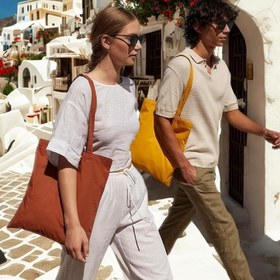 Resim Texfix, Tote bag, Bez Çanta, Çevre Dostu Alışveriş Çantası,%100 Pamuklu Tuval, Yeniden Kullanılabilir, Market Çantası, Ekstra Güçlü Uzun Saplı Çift Dikişli Baskı için İdeal 
