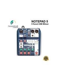 Resim Soundcraft Notepad 5 5 Kanal Usb Mikser 