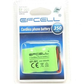 Resim Efcell 3.6V 350 Mah Ni-Mh Şarjlı Telsiz Telefon Pili Ef-301 