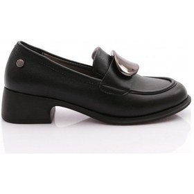 Resim Dgn 130 Kadin Tokali Topuklu Ayakkabi Siyah Alp 