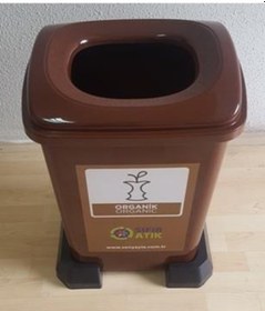 Resim Sıfır Atık Geri Dönüşüm Atık Kovası Organik Atık Kovası 50 Lt 