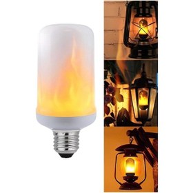 Resim 2 Adet 001-048-0005 Fıreflux 5w 1500k Amber E27 Alev Ampul Diğer 