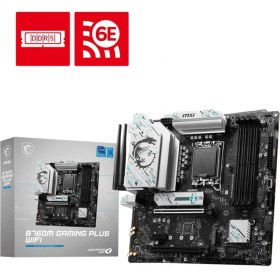Resim Msı B760M Gamıng Plus Wıfı Ddr5 6800MHZ 2xhdmı 2xdp 2xm.2 USB 3.2 Matx 1700P (12. / 13. ve 14. Nesil Işlemci Uyumlu) 