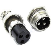 Resim Dofolink 5 Adet Gx16-3 Uçak Kablosu Bağlantı Seti - 3 Çekirdekli Erkek/dişi Uçak Plug Ve Soketi 