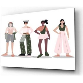 Resim Miyrem Glasses Collection -a1^ Kızlar Cam Tablo 