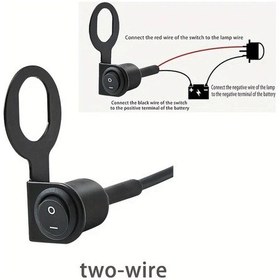 Resim Dream011 2 Kablolu Motosiklet Gidon Anahtarı - Sağlam Demir Yapı, Çift Taraflı Bantlı 